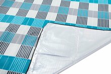 ge&iuml;soleerd stranddeken - 200x200 cm - grijsblauw - ge&iuml;soleerd picknickkleed - keltin