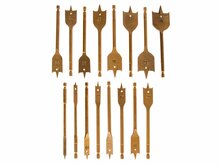 speedboren set - 16 delig - 6 tot 38 mm - boorset - spiraalboorset - spadeboren - geko