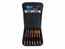 speedboren set - 16 delig - 6 tot 38 mm - boorset - spiraalboorset - spadeboren - geko