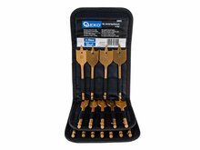 speedboren set - 16 delig - 6 tot 38 mm - boorset - spiraalboorset - spadeboren - geko