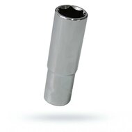 dop zeskant lang - 8 mm - 1/4 duims aansluiting - dopsleutel - rateldop - dop - tvardy