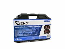 boor en bitset - 246 delig - borenset - bittenset - hss boren - doppen - gatenzagen - geko