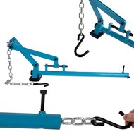 hefboom voor het spannen van de draagarm - inclusief ketting - draagarmspanner - 500 kg - geko