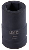 zeskant krachtdop 28 mm - 1 duims aansluiting - slagdop - impact dop - rateldop - dop - jmc