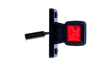 led breedtelamp met connector 70mm 6x led - aanhanger zijlamp - zijlicht - breedtelicht