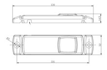 zijmarkeringslamp universeel wit 4x led - contourlamp - zij lamp - breedtelamp