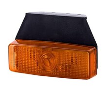 markeringslamp oranje met houder - zijmarkeringslamp - positielamp 12 volt - contourlamp - horpol