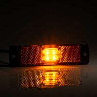 zijmarkeringslamp universeel oranje 4x led - contourlamp - zijlamp - breedtelamp