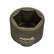 zeskant krachtdop 70 mm - 1 duims aansluiting - slagdop - impact dop - rateldop - dop - asta