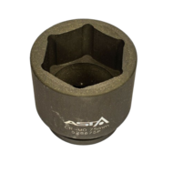 zeskant krachtdop 75 mm - 1 duims aansluiting - slagdop - impact dop - rateldop - dop - asta