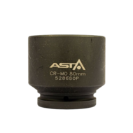 zeskant krachtdop 80 mm - 1 duims aansluiting - slagdop - impact dop - rateldop - dop - asta