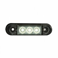 led zijmarkeringslamp universeel wit 3x led - contourlamp - zij lamp - breedtelamp - horpol