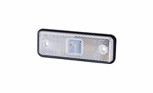 led zijmarkeringslamp universeel wit 1x led - contourlamp - zijlamp - breedtelamp