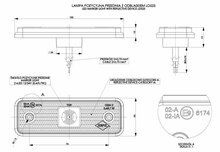 led zijmarkeringslamp universeel wit 1x led - contourlamp - zijlamp - breedtelamp
