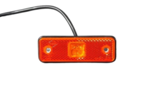 led zijmarkeringslamp universeel oranje 3x led - contourlamp - zijlamp - breedtelamp - horpol