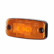 led zijmarkeringslamp universeel oranje 3x led - contourlamp - led zijlamp - breedtelamp - horpol