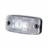 led zijmarkeringslamp universeel wit 3x led - contourlamp - led zijlamp - breedtelamp