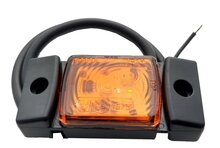 led zijmarkeringslamp universeel oranje 3x led - contourlamp - ledzijlamp - led breedtelamp
