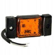 led zijmarkeringslamp universeel oranje 3x led - contourlamp - ledzijlamp - led breedtelamp