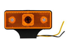 markeringslamp oranje met houder - positielamp 12 volt - zijmarkeringslamp - contourlamp - horpol