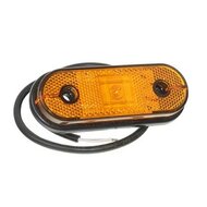 led zijmarkeringslamp universeel oranje 1x led - contourlamp - zijlamp - breedtelamp