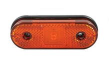 led zijmarkeringslamp universeel oranje 1x led - contourlamp - zijlamp - breedtelamp