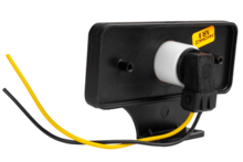 markeringslamp wit met houder - positielamp 12 volt - zijmarkeringslamp - contourlamp - horpol