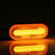 led zijmarkeringslamp universeel oranje 1x ledstrip - contourlamp - led zijlamp - breedtelamp