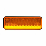 led zijmarkeringslamp universeel oranje 2x led - contourlamp - led zijlamp - breedtelamp