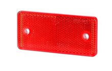 schroefbare reflector rood - 95x45 mm - schroefreflector - reflectieplaat - horpol