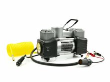 compressor 12 Volt - 250 watt - inclusief ingebouwde zaklamp - lucht compressor - draagbare luchtcompressor - geko