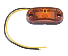 led zijmarkeringslamp universeel oranje 2x led - led contourlamp - zij lamp - breedtelamp