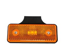 led zijmarkeringslamp universeel oranje 3x led - led contourlamp - zijlamp - led breedtelamp