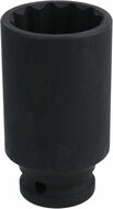 twaalfkant krachtdop - 1-1/8 inch - 1/2 duims aansluiting - slagdop - impact dop - rateldop - jmc
