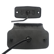 led zijmarkeringslamp met houder universeel oranje 2x led - contourlamp - led zijlamp - breedtelamp