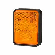 led zijmarkeringslamp universeel oranje 9x led - contourlamp - led zijlamp - breedtelamp