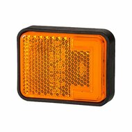 led zijmarkeringslamp universeel oranje 9x led - contourlamp - led zijlamp - breedtelamp