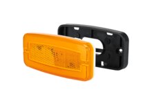 led zijmarkeringslamp universeel oranje 24x led - contourlamp - led zijlamp - breedtelamp