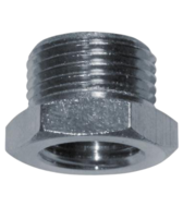 verloopstuk luchtkoppeling - 3/8&#039;&#039; naar 1/4&#039;&#039; - draad nippel - verloopnippel - asta