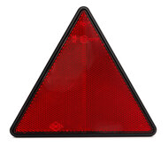 reflector driehoek rood - 143x162mm - reflector - reflectieplaat - waarschuwing reflector - horpol 