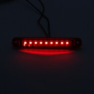 led zijmarkeringslamp universeel rood 9x led - contourlamp - zijlamp - breedtelamp