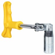 bougie sleutel 16 mm - bougiesleutel met knikarm - sparkplug key - bougiedop - kmr