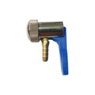 bandenpomp nippel met clip - 6 mm - slang pilaar - pompnippel - bandenpompnippel