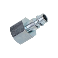 euro insteeknippel - 3/8 duims - inwendig draad - nikkel - vrouwelijk