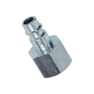 euro insteeknippel - 3/8 duims - inwendig draad - nikkel - vrouwelijk