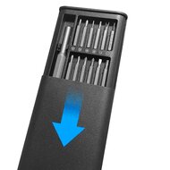 precisie schroevendraaier set - 25 delig - bitset - schoevendraaiers - kmr