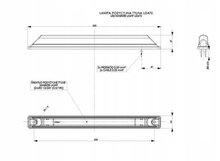 led zijmarkeringslamp universeel rood 9x led - led contourlamp - zij lamp - breedtelamp