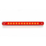 led zijmarkeringslamp universeel rood 12x led - contourlamp - zijlamp - led breedtelamp