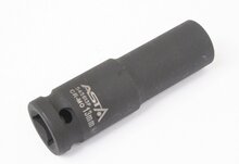 twaalfkant verlengde krachtdop - 13 mm - 1/2 duims aansluiting - slagdop - impact dop - rateldop - asta