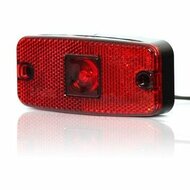 led zijmarkeringslamp universeel rood 1x led - led contourlamp - zijlamp - breedtelamp